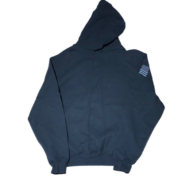 2 for $30 Tultex Black Army Pull On Hoodie Size Small - Picture 2 of 9